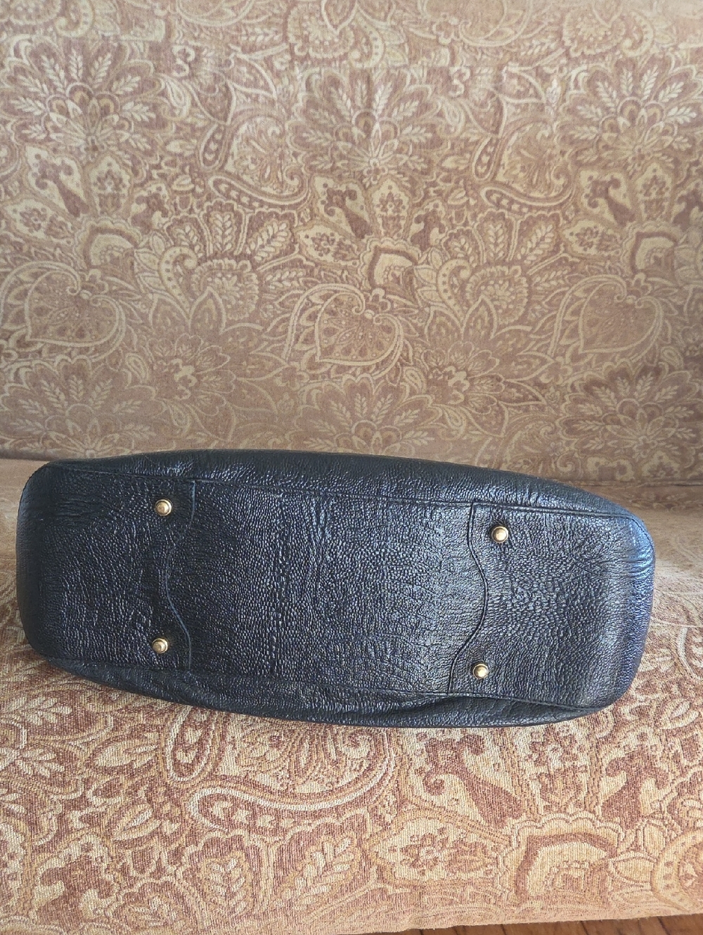 Brahmin Amy Rivington Black Leather Quilted Handbag - Picture 6 of 8